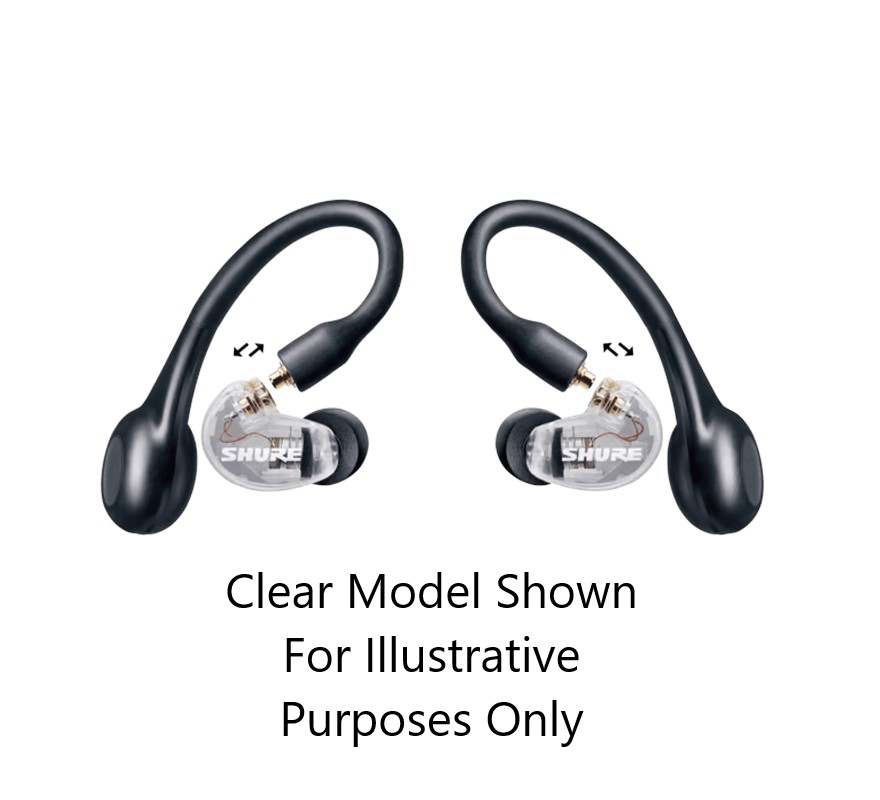 Shure SE215-CL Sound-isolating Earphones - 4-pack, Clear