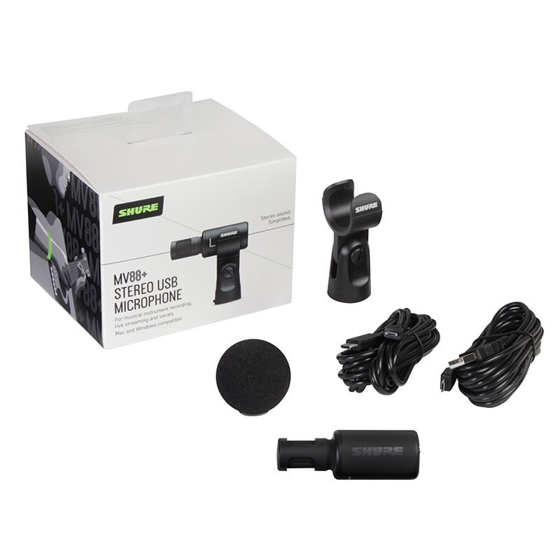 Amazon.com: Shure MV88+ Stereo USB Microphone - Condenser
