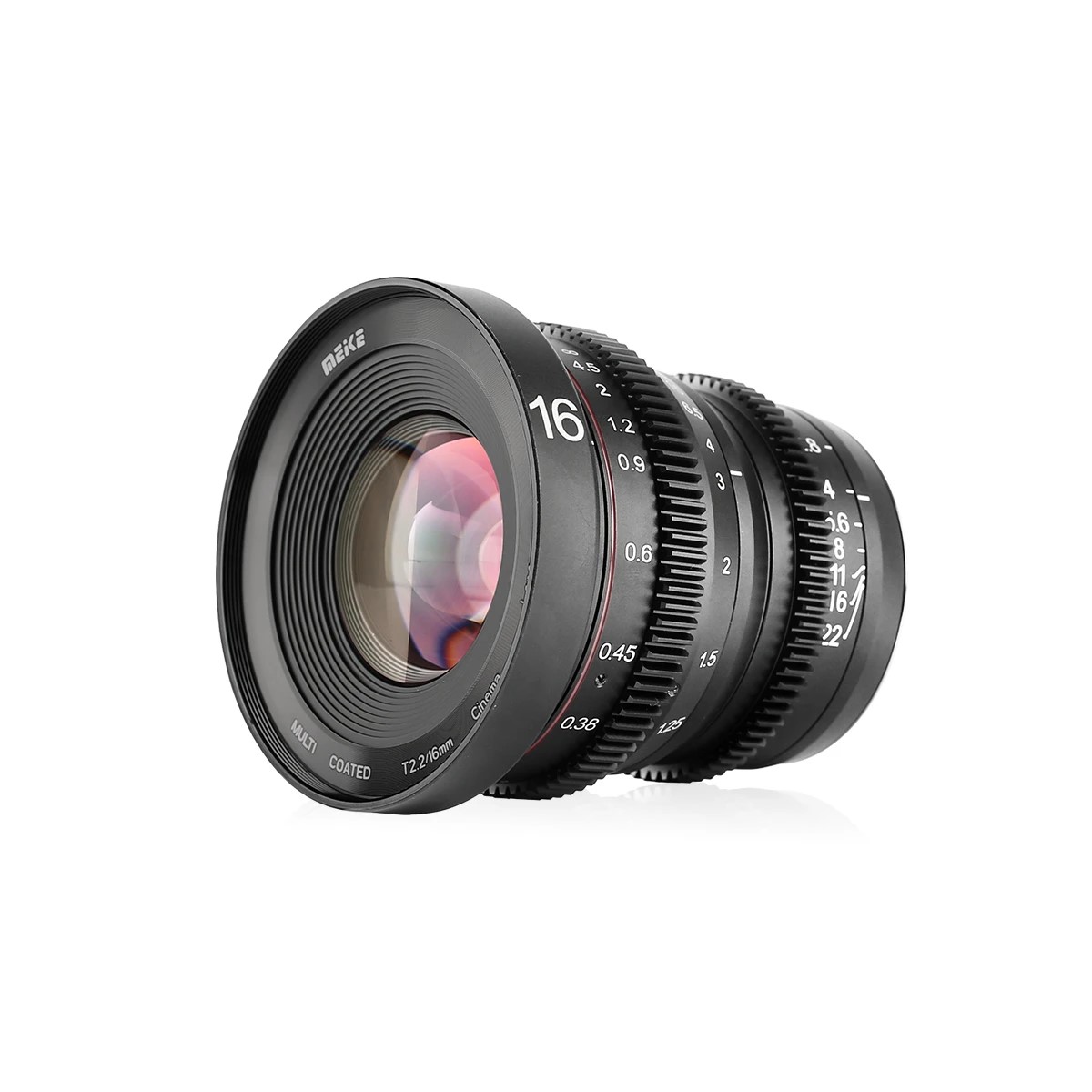 Meike MK-16T22-M43 Cinema Prime 16mm T2.2 M4/3 Lens | Full Compass