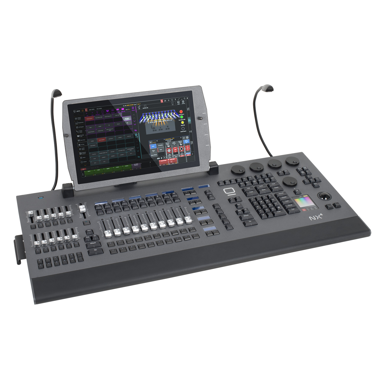 Obsidian Control Systems NX4 Lighting Control Surface with Obsidian Control Systems NX4 Lighting Control Surface with