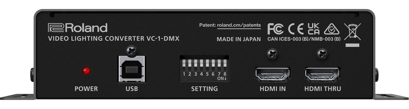 Roland VC-1-DMX ビデオ照明コンバーター Roland VC-1-DMX ビデオライティングコンバーター - 業務用撮影