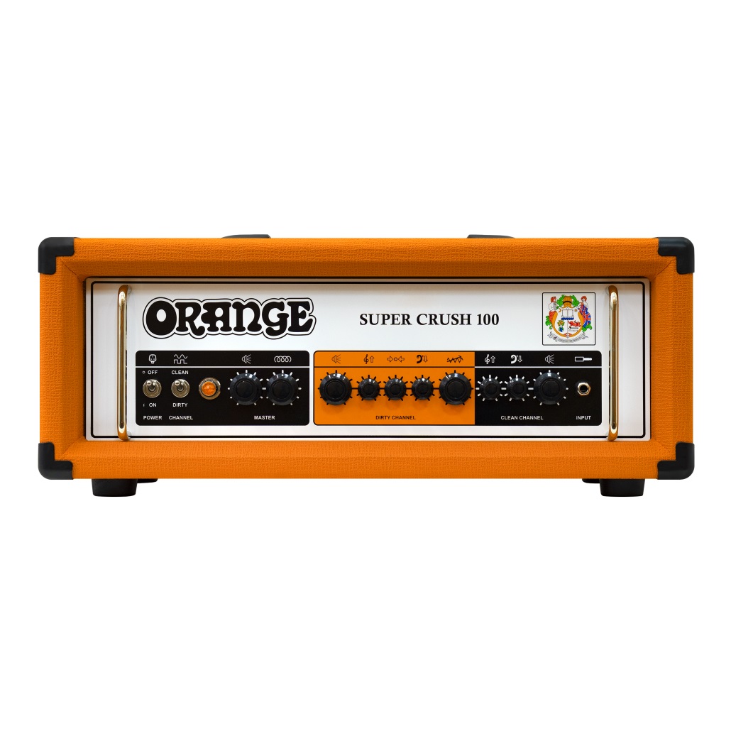 Orange Super Crush 100 Head 100W Solid State Guitar Amp Head - Orange for sale