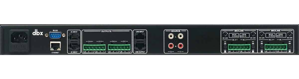 Dbx Zonepro 640 6x4 Digital Zone Processor Manual DBX