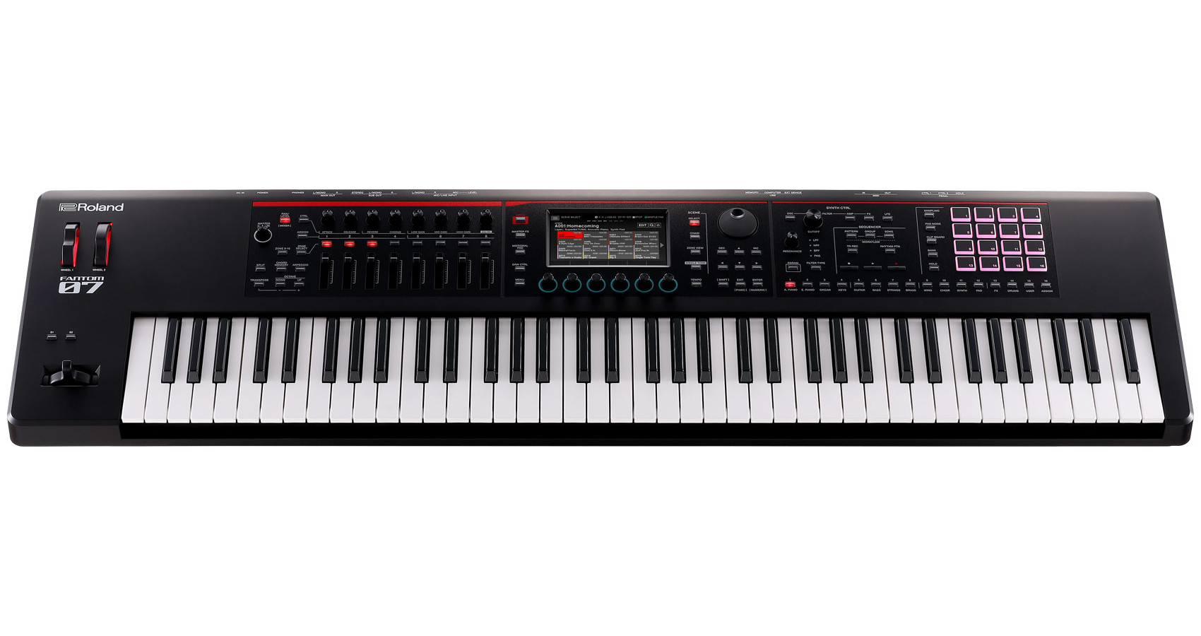 Roland Fantom X7（76鍵） Roland Fantom X7 76-Keys Digital Keyboard Synthesizer Music
