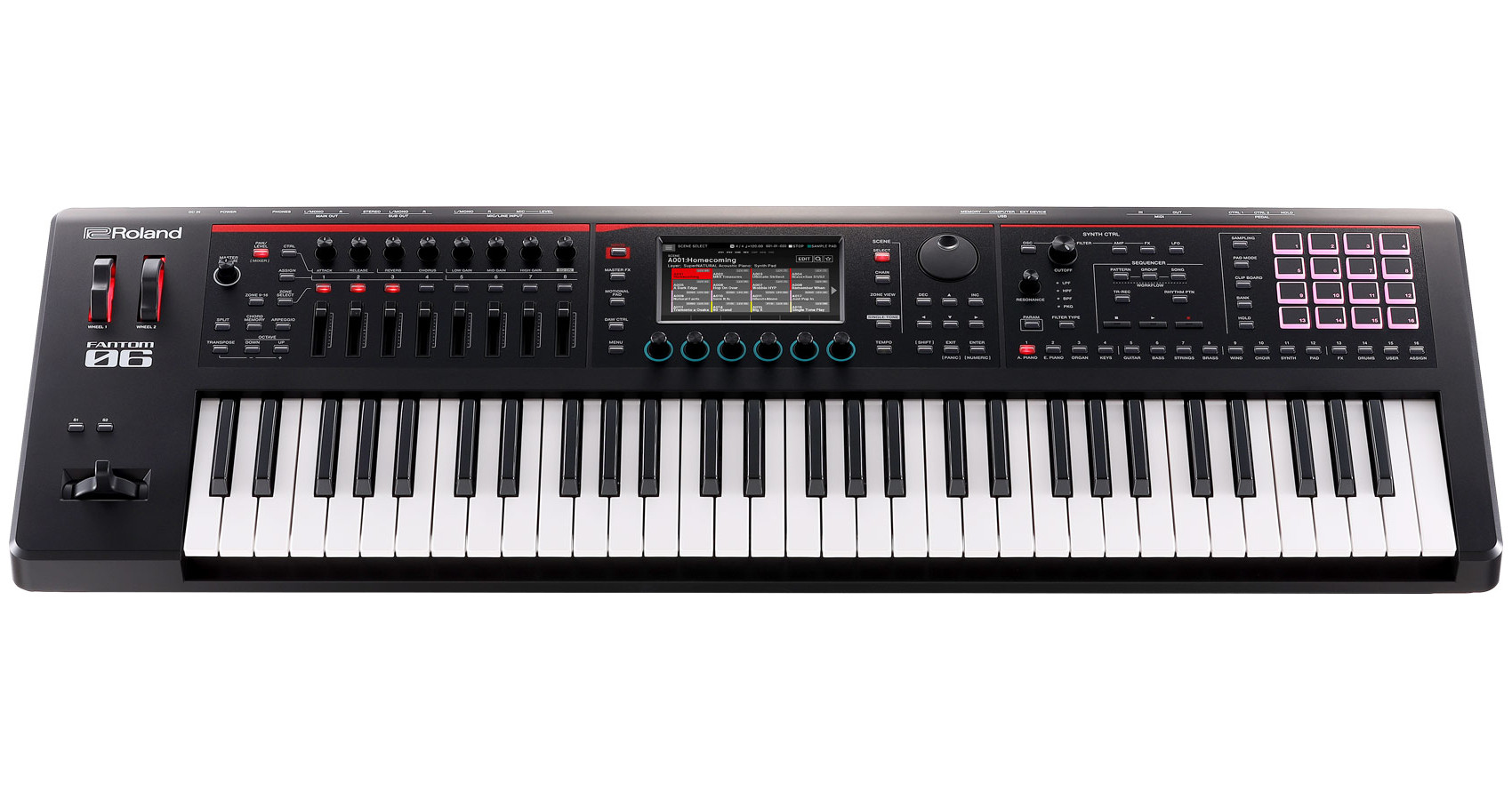 Roland FANTOM-06 61-Key 16-Part Multitimbral Music