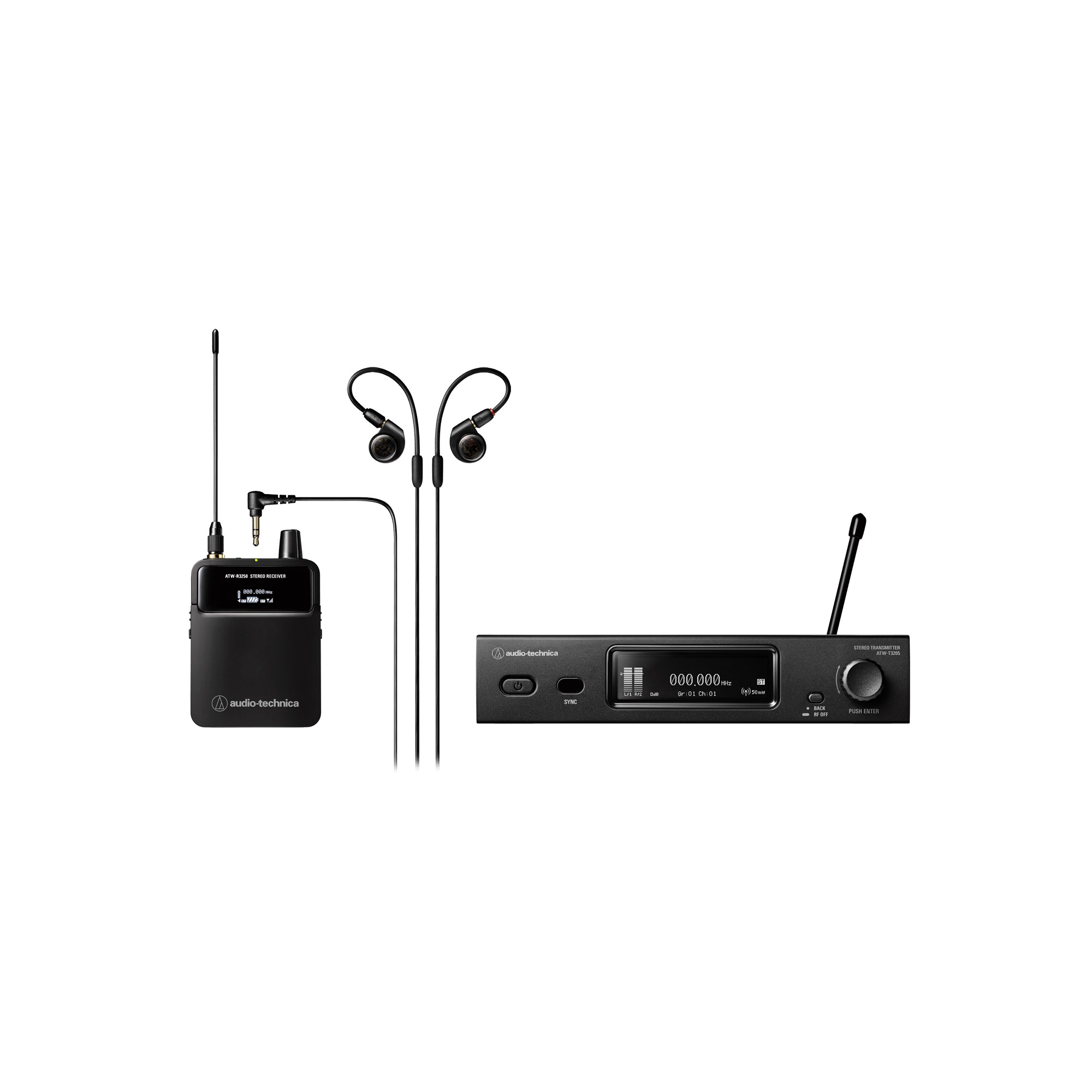 Audio-Technica ATW-3255DF2 3000 Series Wireless In-Ear Audio-Technica ATW-3255DF2 3000 Series Wireless In-Ear