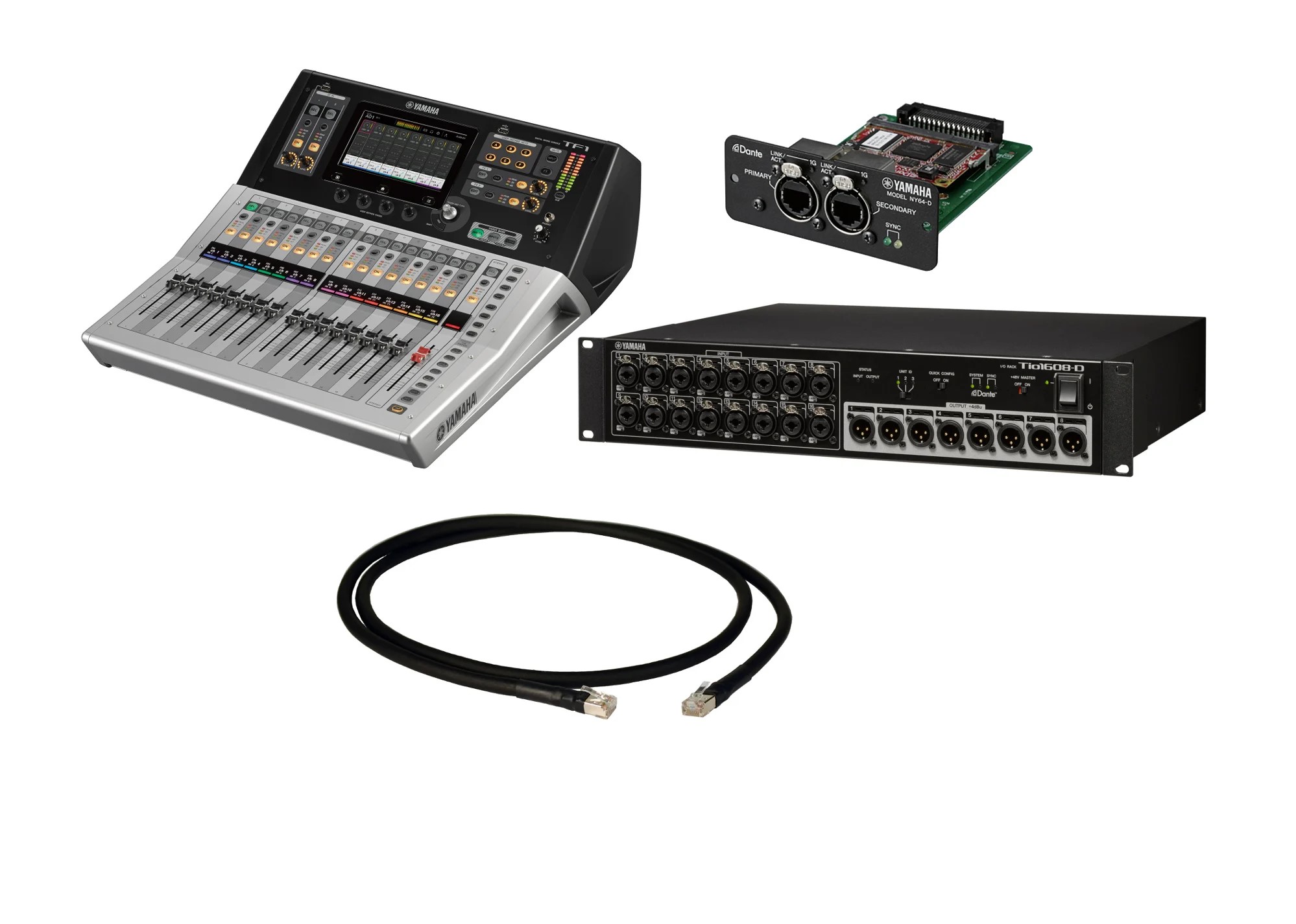 Yamaha TF1 Starter Pack TF1 Digital Mixer with Dante Card