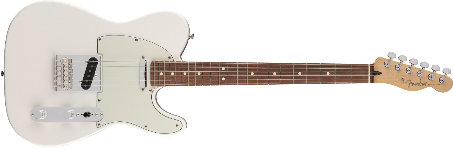 Fender Player Series Telecaster [Blemished Item] Tele Solidbody Electric Guitar with Pao Ferro Fingerboard, Polar White, Left-Handed - POLAR WHITE for sale