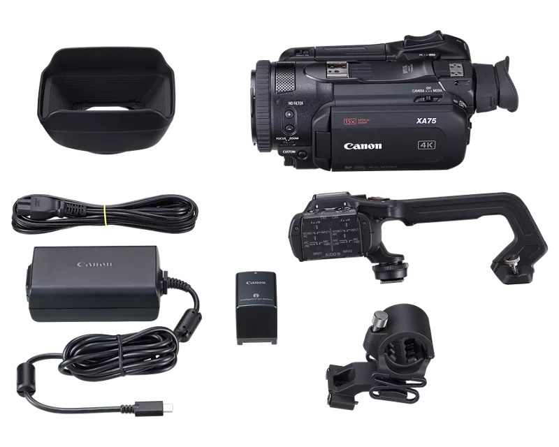 Canon XA75 UHD 4K30 Camcorder with Dual-Pixel Autofocus and