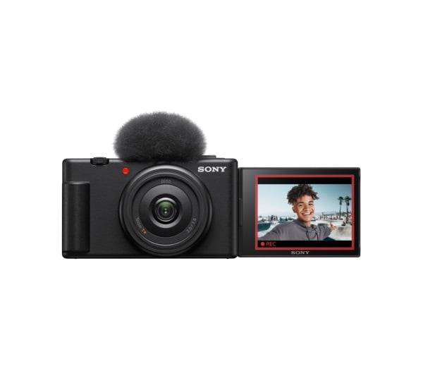 Sony ZV-1F Vlogging Camera (White) with Sony Vlogger's Accessory KIT  (ACC-VC1)