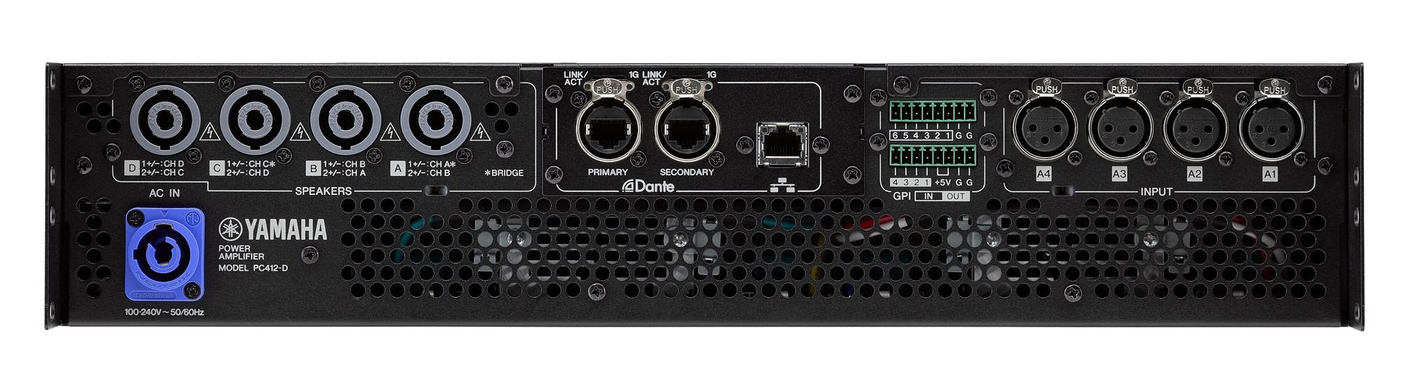 Yamaha PC412-D Power Amplifier with Matrix Function | Full