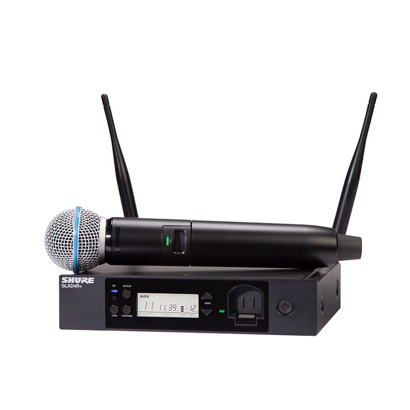 GLXD2+/B87A - Digital Wireless Dual Band Handheld Transmitter with BETA®87A  Vocal Microphone - Shure USA