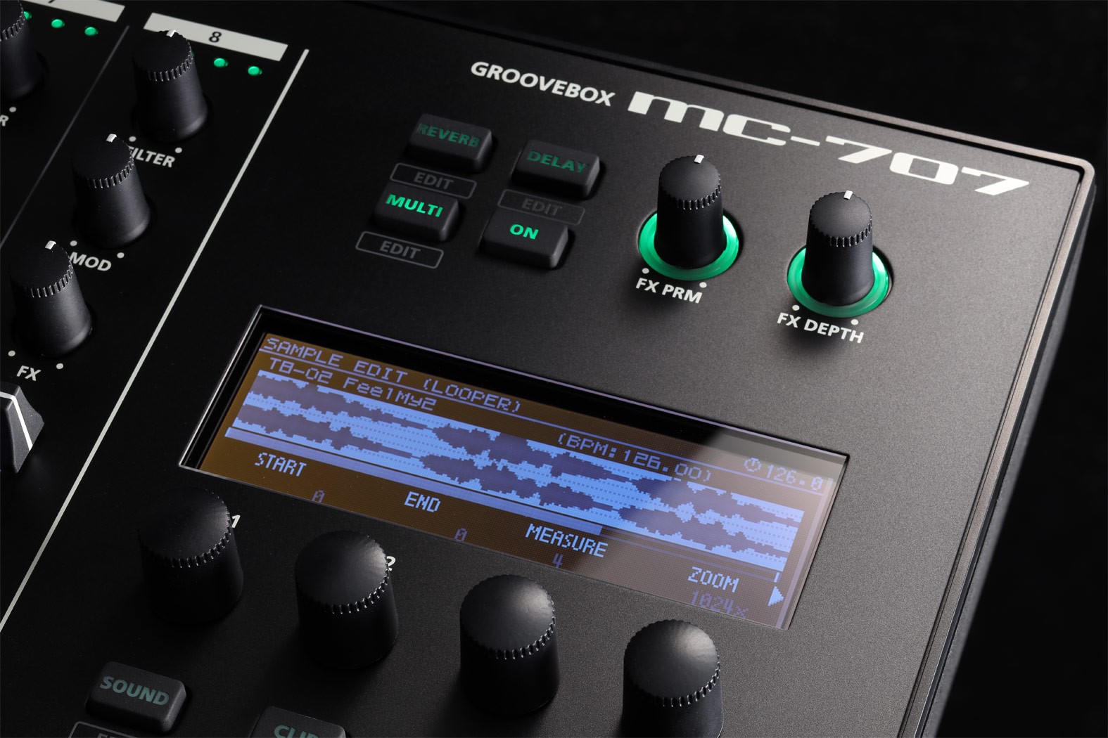 Roland MC-707 8-track Groovebox | Sweetwater