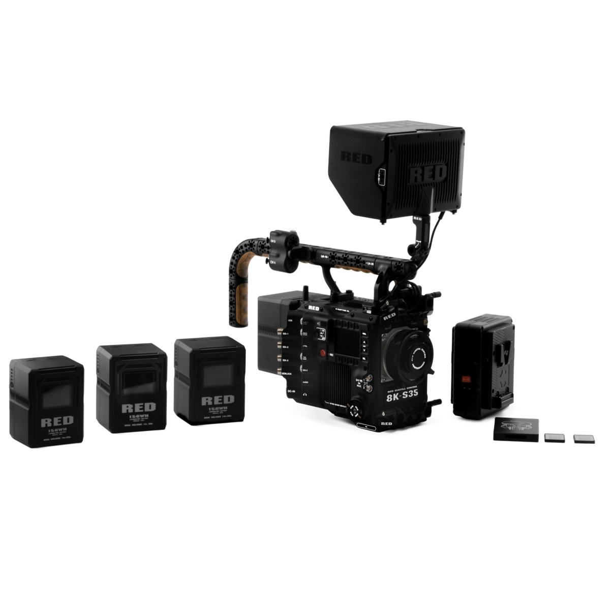 RED Digital Cinema V-RAPTOR XL 8K S35 Production Pack Large-Scale Production And Accessories Bundle, | Full Systems