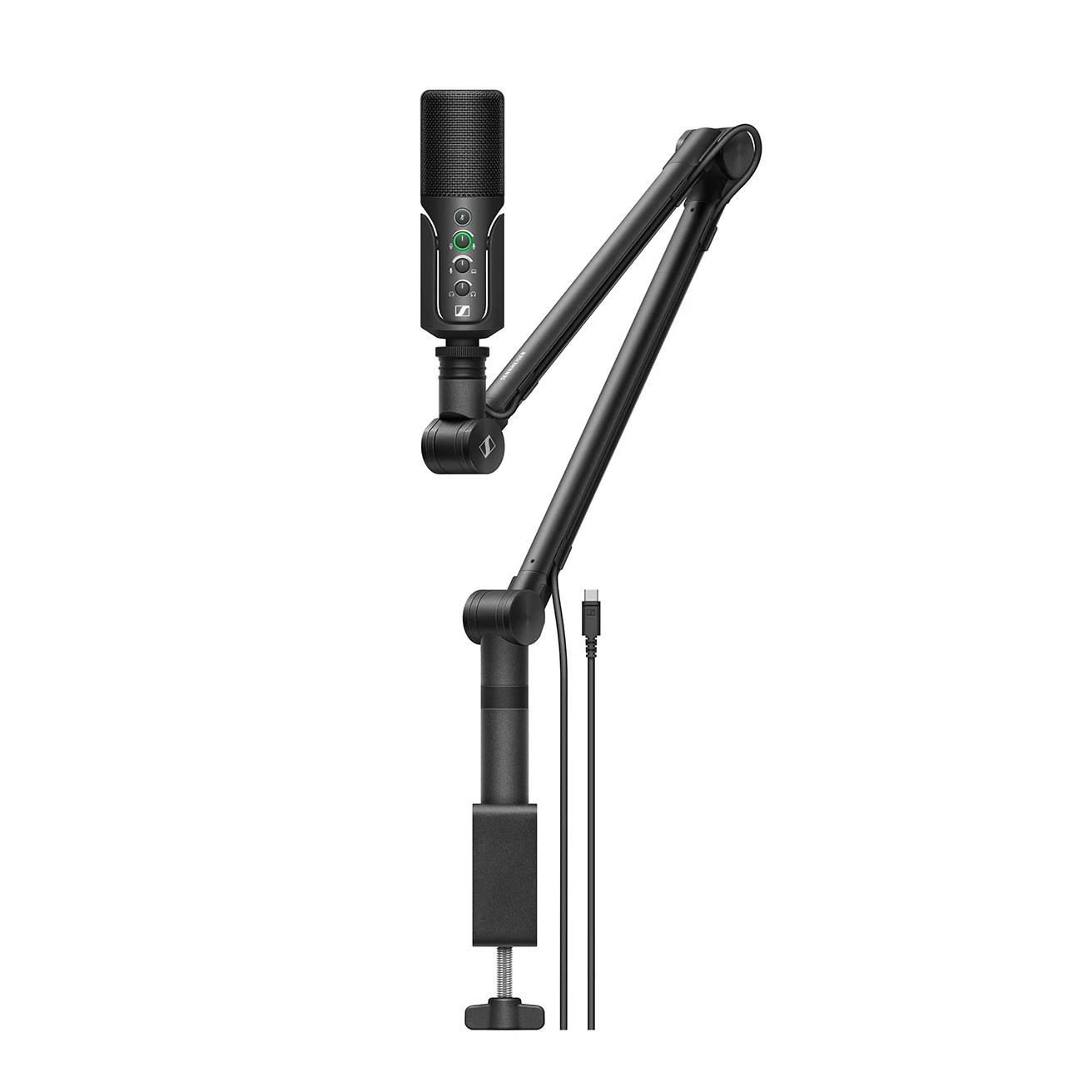 PROFILE-STREAM-SET USB Microphone With Boom Arm And 3 M USB-C Cable | Full Systems