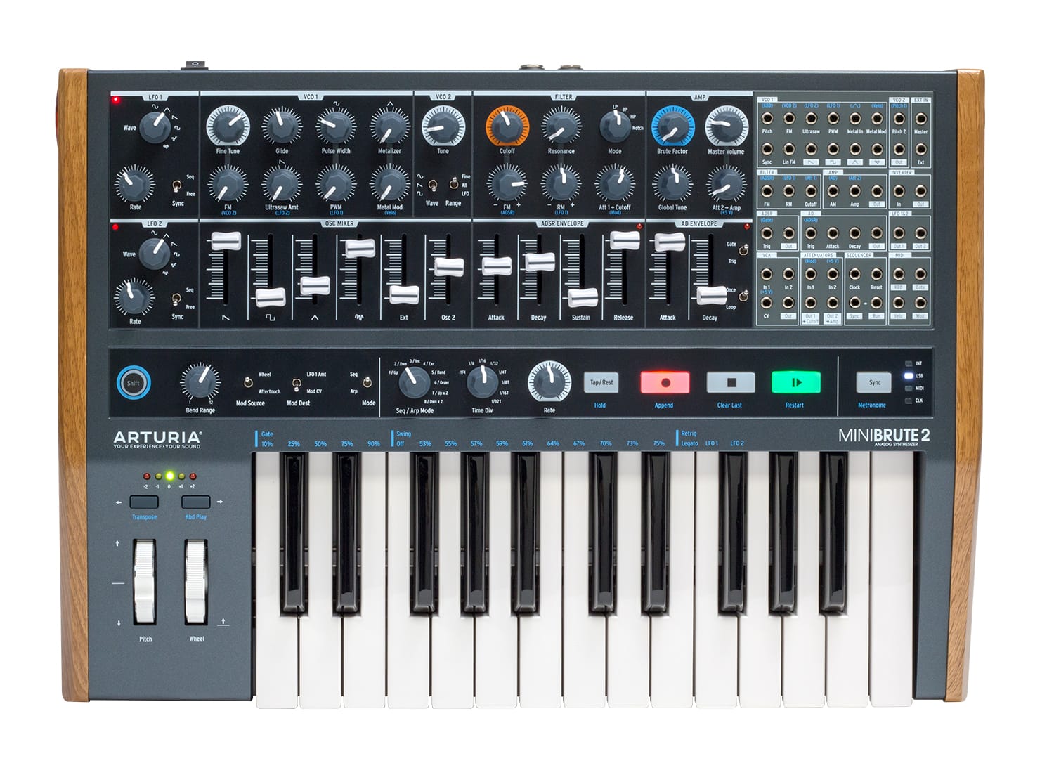 Amazon.co.jp: Arturia MiniBrute 2 セミモジュラーアナログ