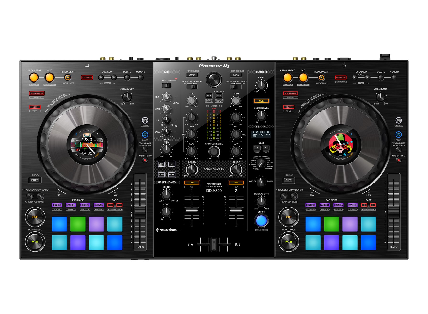 Photos - DJ Controller Pioneer DJ DDJ-800 2-deck USB DJ Control Surface and 2-channel Mixer with 