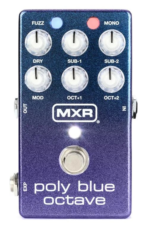 MXR M306 Octave Guitar Effects Pedal, Poly Blue for sale