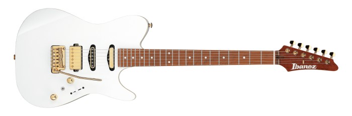 Ibanez LB1WH Lari Basilio Signature 6-String Electric Guitar with Case for sale