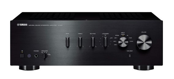 Photos - Amplifier Yamaha A-S301BL Stereo Integrated  with Built-In DAC 