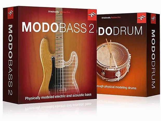 IK Multimedia MODO Bass 2 + MODO Drum 1.5 Bundle Upgrade
