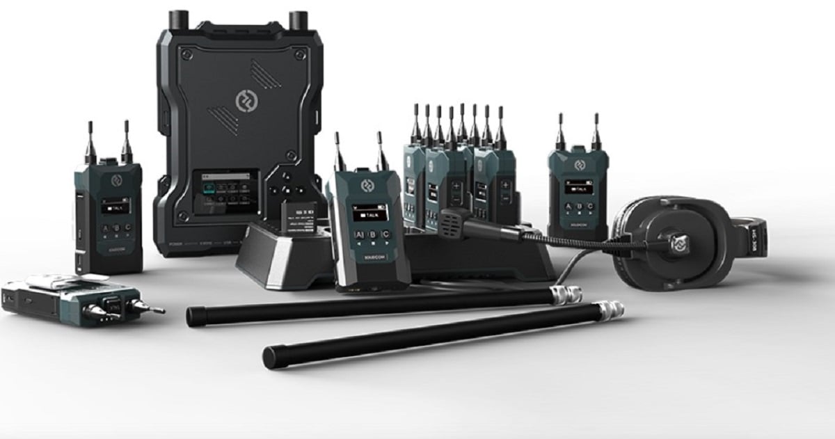Photos - Telephony Accessory Hollyland Solidcom M1-8B Full Duplex Wireless Intercom with 8 Beltpacks HL
