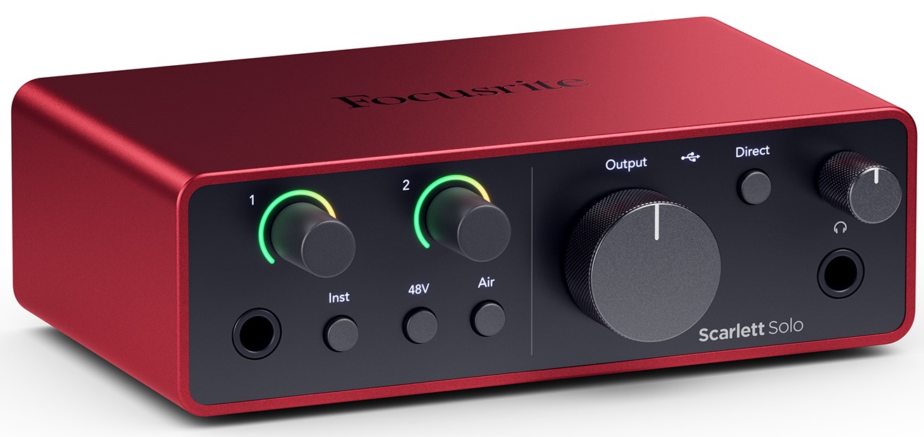 Focusrite Scarlett 2i2 - 2x2 USB Audio Interface (4th Gen)