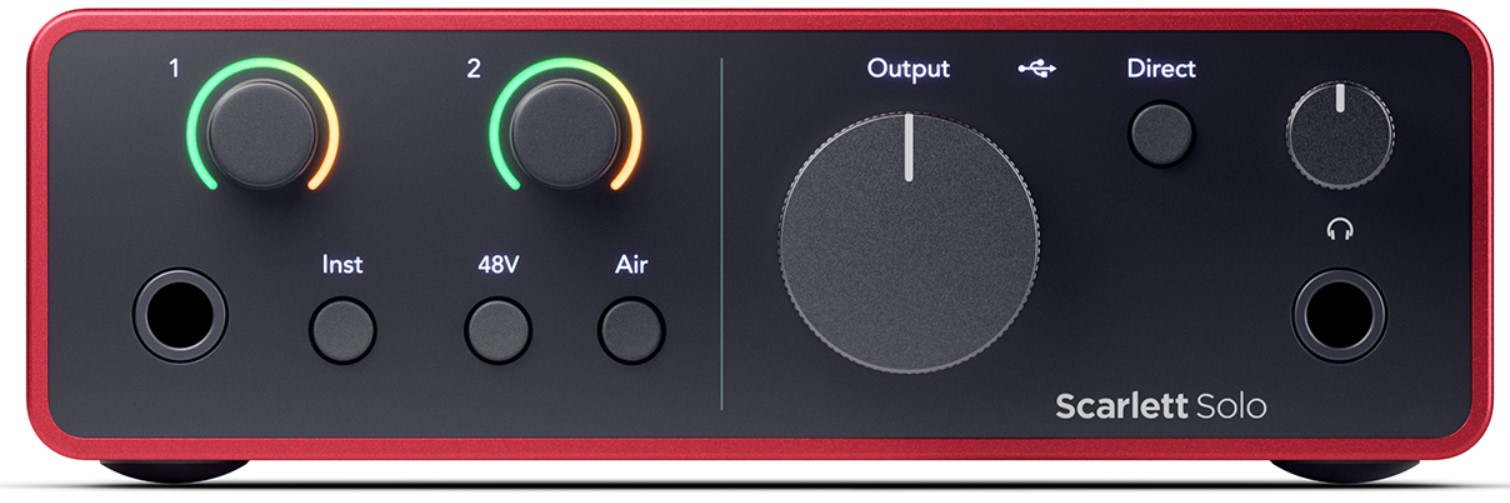 Focusrite Scarlett Solo Studio 4th Gen Recording Interface+Mic+