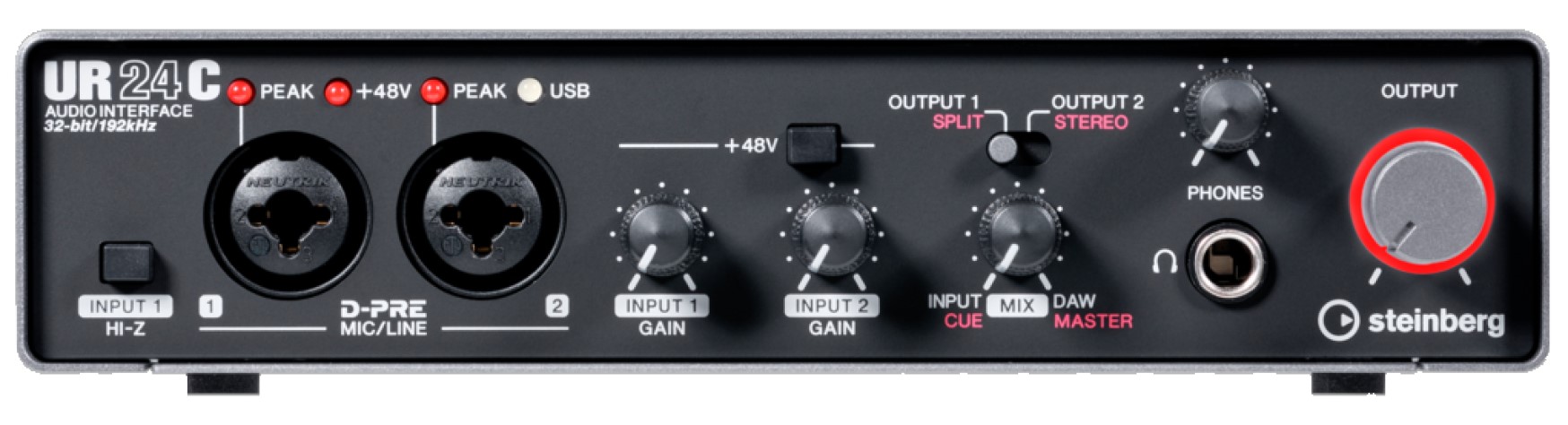 Steinberg UR24C 2In/4Out USB3.0 Type C Audio Interface With DJ