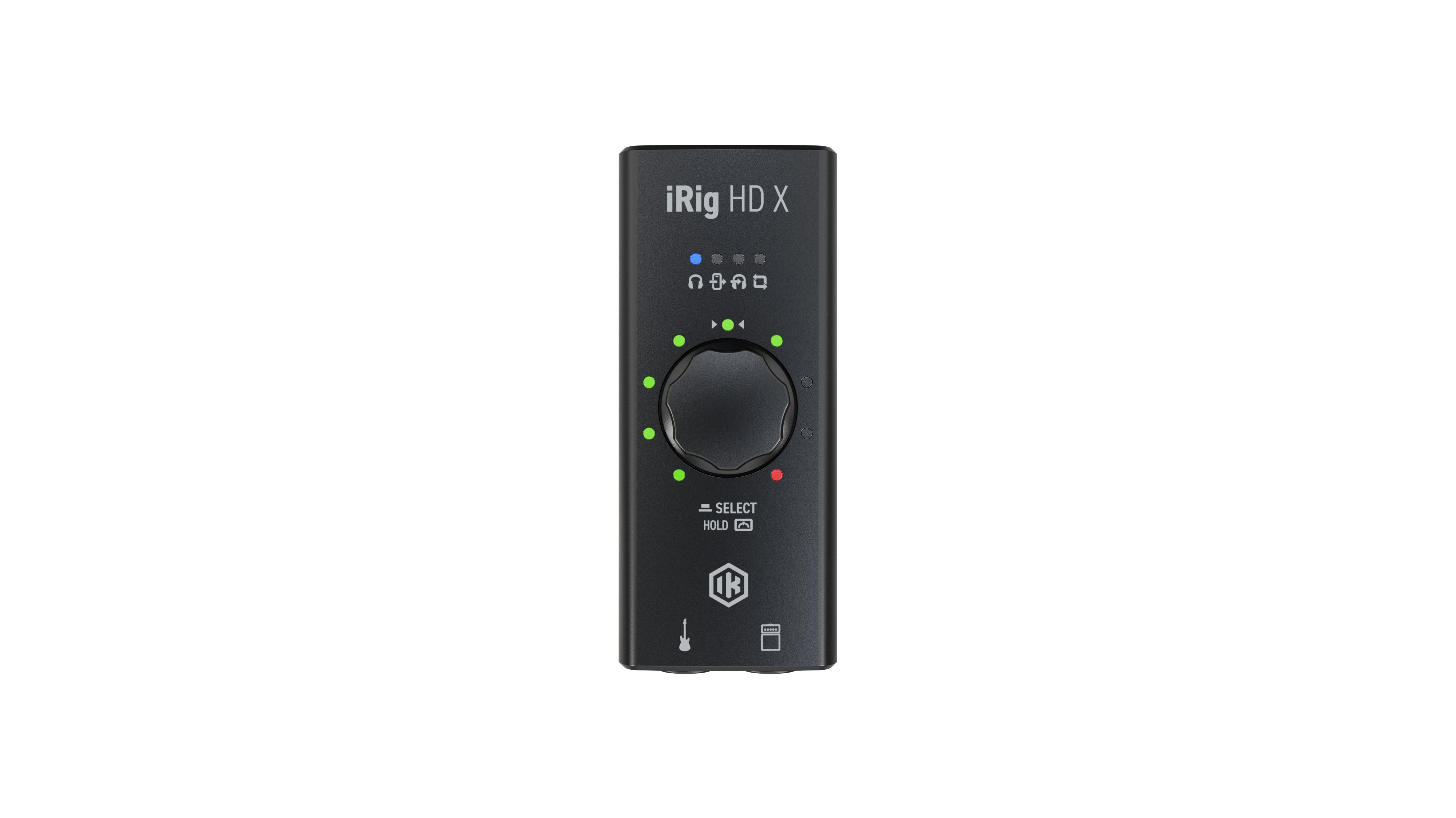 IK Multimedia iRig HD X USB-C Digital Guitar Interface with Low-Noise  Preamp