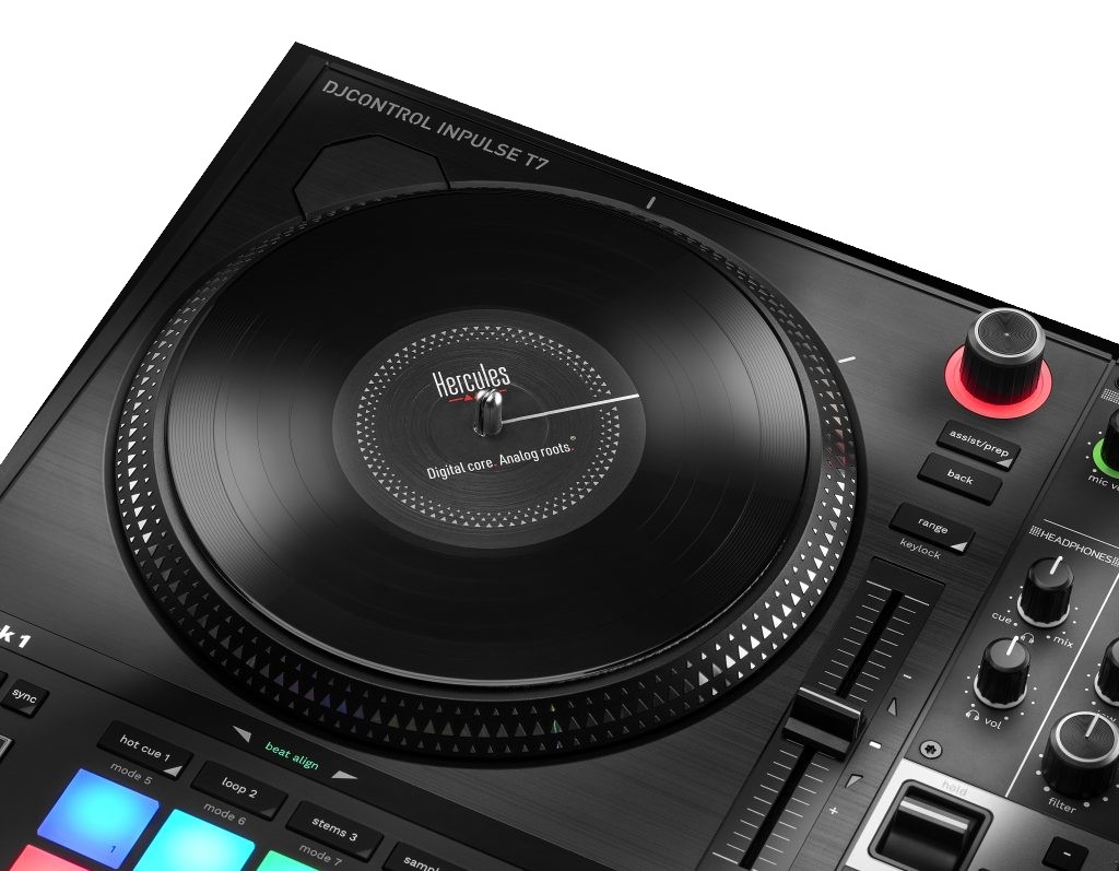 Hercules DJ DJControl Inpulse T7 2-deck Motorized DJ Controller