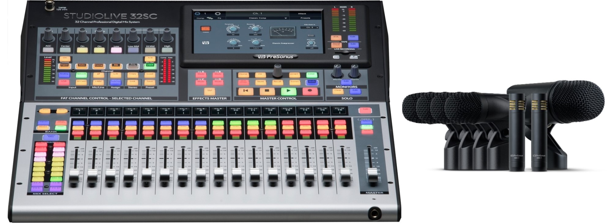 PreSonus DM-7: Complete Drum Microphone Set for Recording and Live Sound