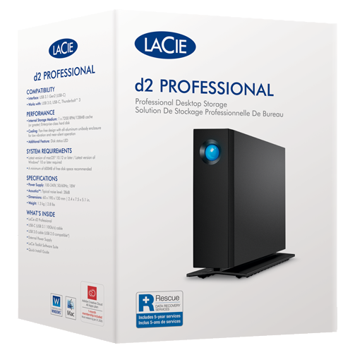 Disque externe Rugged SSD Pro de LaCie avec Thunderbolt 3 - 1 To