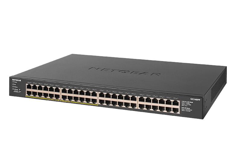 Netgear SOHO Ethernet Unmanaged 48-Port Gigabit Ethernet Unmanaged PoE+  Switch | Full Compass Systems