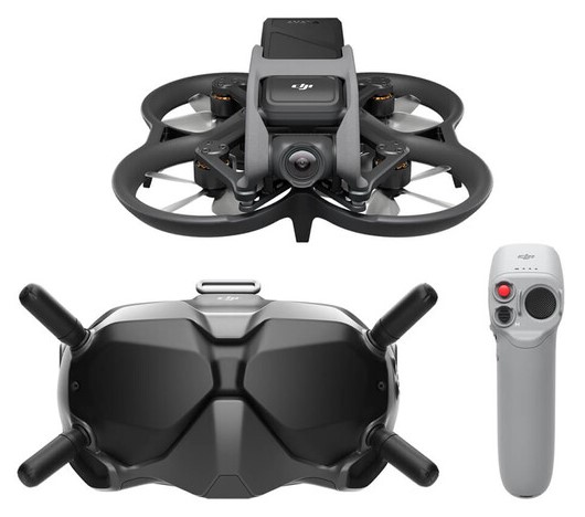  DJI Avata Fly Smart Combo (DJI FPV Goggles V2) - First-Person  View Drone UAV Quadcopter with 4K Stabilized Video, Super-Wide 155° FOV,  Built-in Propeller Guard, HD Low-Latency Transmission, Black : Toys
