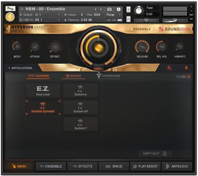 Soundiron Hyperion Brass Micro Starter Chamber Brass Library