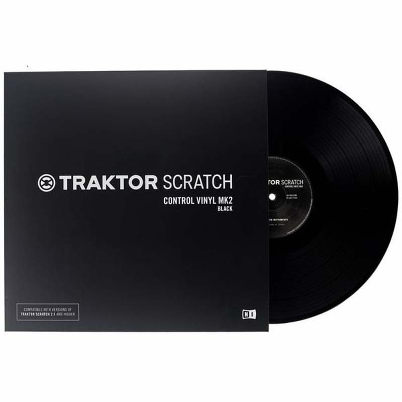 TRAKTOR SCRATCH CONTROL VINYL MK2 ブラック