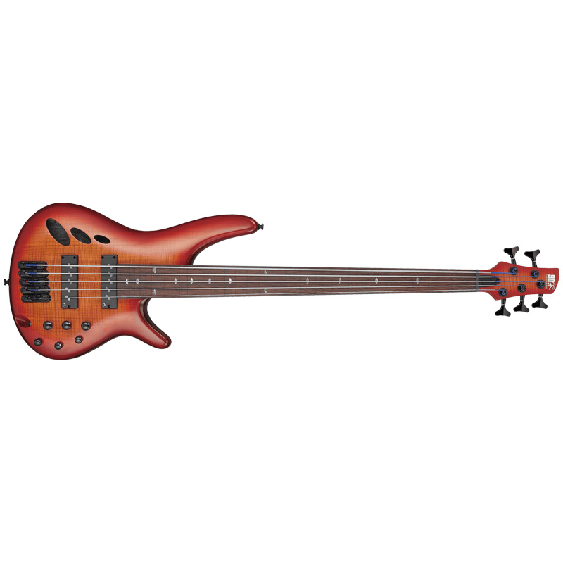 Ibanez SRD905F Fretless 5-string Electric Bass - Brown Topaz Burst Low Gloss for sale
