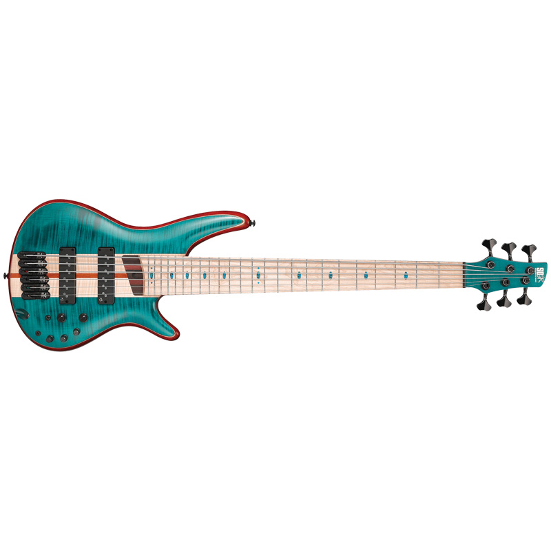 Ibanez SR1426B 6-string Electric Bass Guitar - Caribbean Green Low Gloss for sale