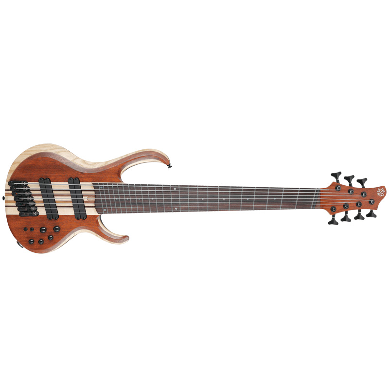 Ibanez BTB7MS BTB 7-string Electric Bass Guitar - Natural Mocha Low Gloss for sale