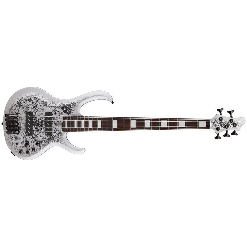 Ibanez BTB25TH5 BTB 5-string Electric Bass Guitar - Silver Blizzard Matte for sale