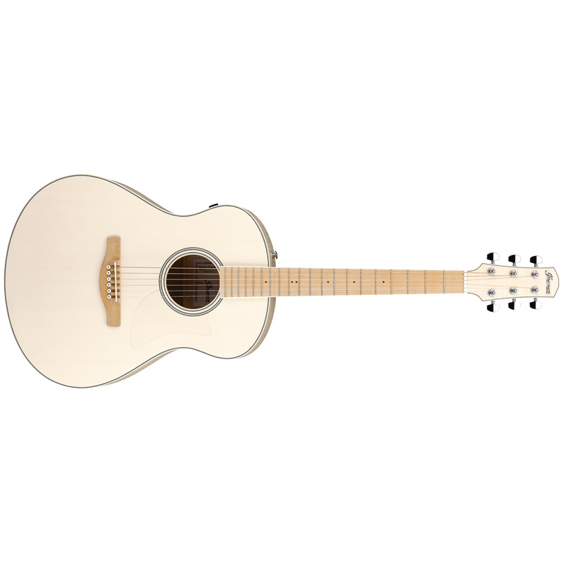 Ibanez AAM370E Advanced Auditorium Acoustic-electric Guitar - Open Pore Antique White for sale