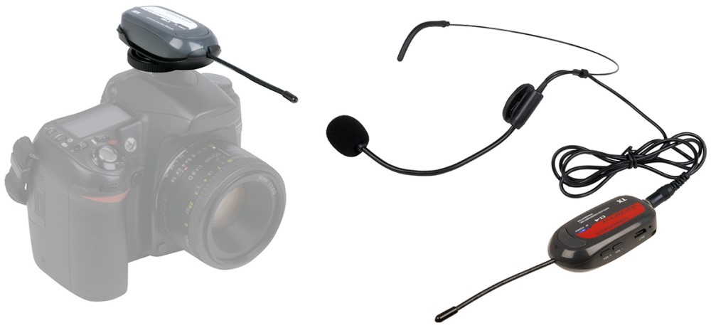 Photos - Microphone VocoPro Commander Film Headset 1 Camera-Mount UHF Wireless Headset Microph