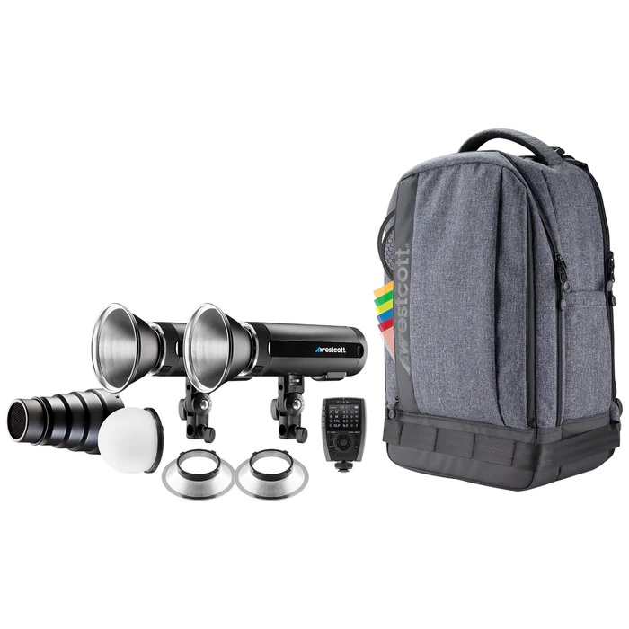 Photos - Flash Westcott 4772M FJ200 Strobe 2-Light Backpack Kit with FJ-X3M 