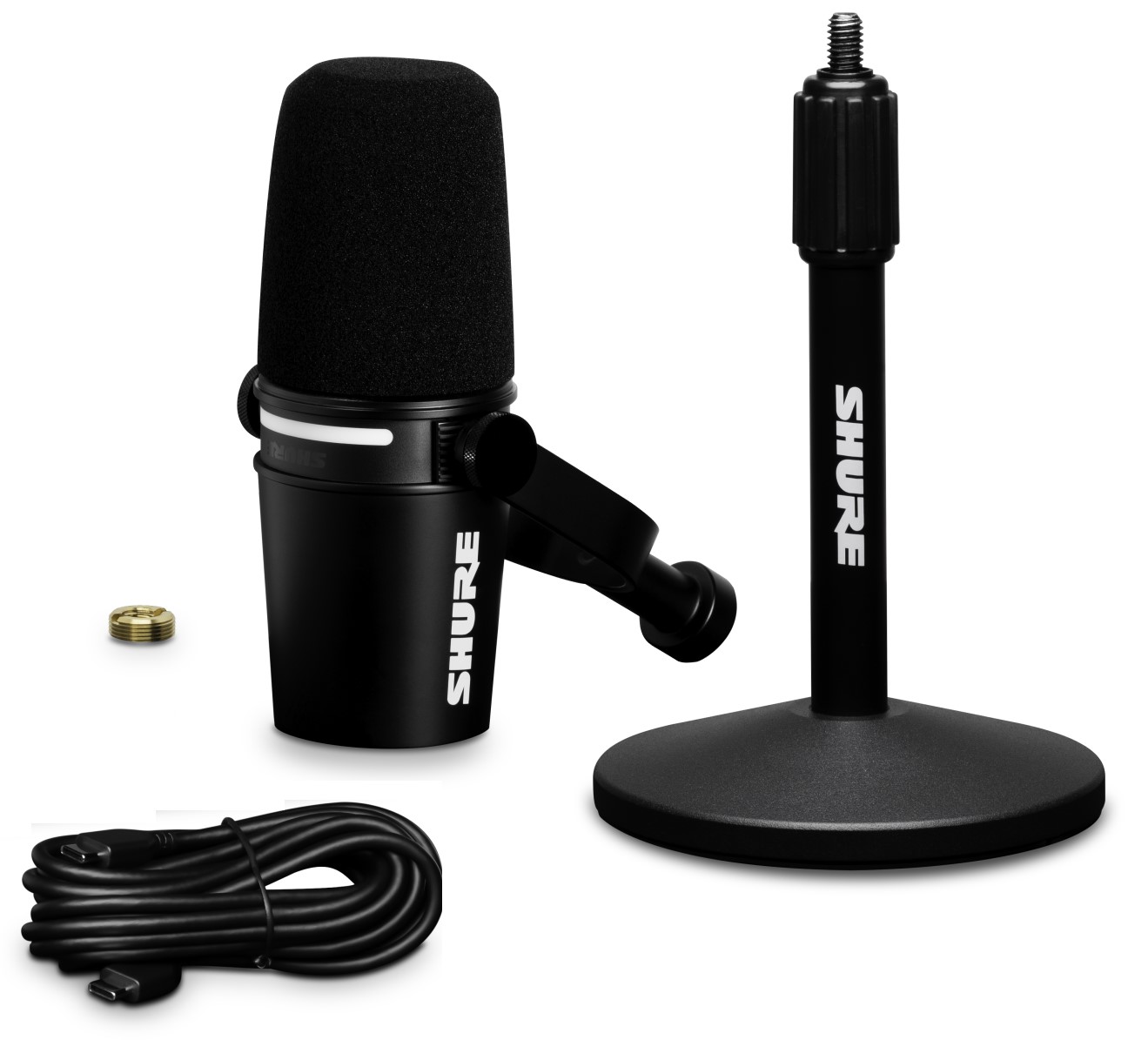 Shure MV7+-K-BNDL Dynamic Podcast Microphone with Stand Shure MV7+-K-BNDL Dynamic Podcast Microphone with Stand