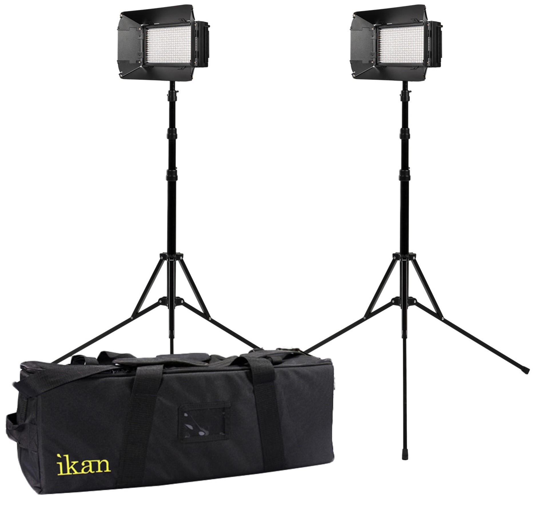Photos - Studio Lighting Ikan MB4-2PT-Kit Mylo Mini Bi-Color 2-Point LED Light Kit 