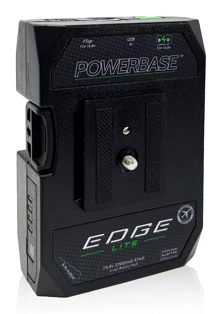 Photos - Camcorder Accessory CoreSWX PowerBase EDGE LITE Small Form Cine Base Battery Pack 47W, 14.8v P