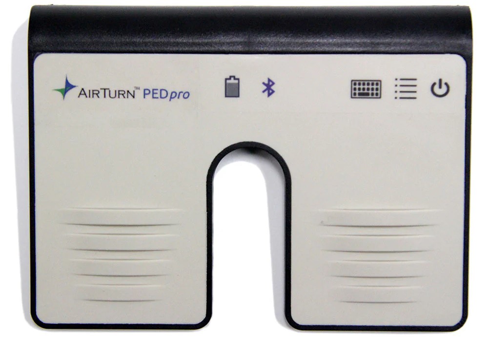 AirTurn PEDpro Bluetooth Pedal Page Turner Teleprompter App