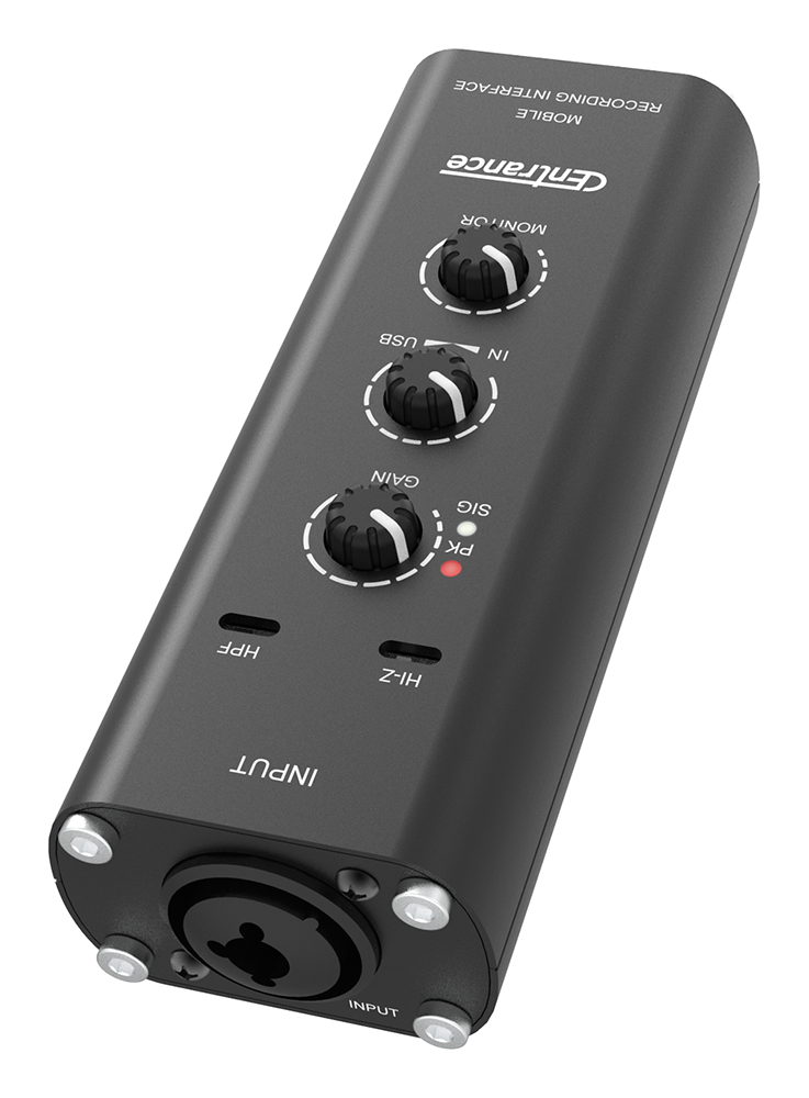 CEntrance MicPort Pro Gen 3 Smallest Pro Audio Interface for Solo