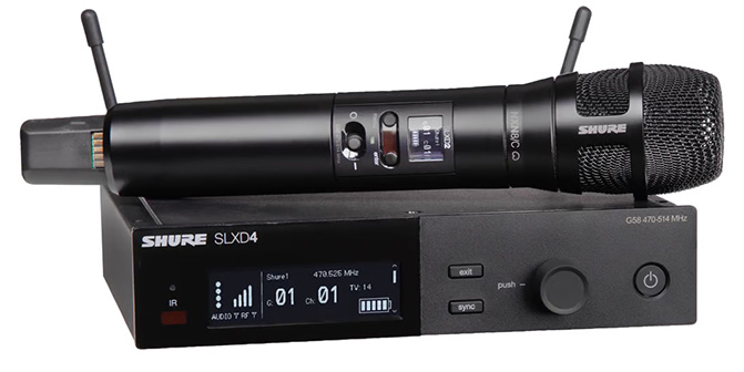 Shure SLXD24/N8CB Digital Wireless System with Nexadyne 8/C Shure SLXD24/N8CB Digital Wireless System with Nexadyne 8/C